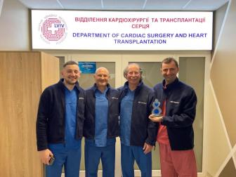 Prof. Myślak na misji transplantacyjnej na Ukrainie
